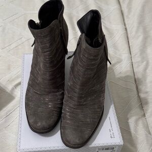 Paul Green Charcoal Ankle Booties